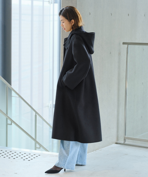 IENA（イエナ）の「ダブルフェイスフードコート（その他アウター