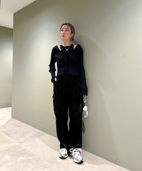 emmi（エミ）の「ベロアカーゴパンツ（カーゴパンツ）」 - WEAR