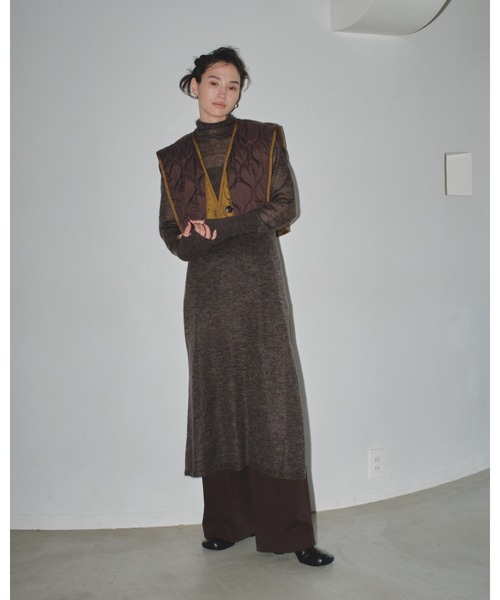 TODAYFUL（トゥデイフル）の「キルティングショートベスト（ベスト