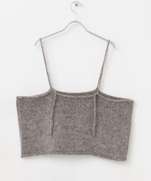 かぐれ（カグレ）の「カラーネップアルパカニットキャミソール