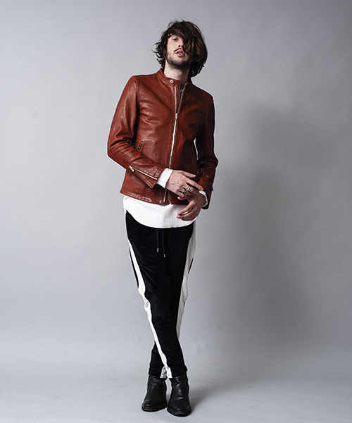 NO ID.（ノーアイディ）の「mj5693-シープレザーベジタブルシングル