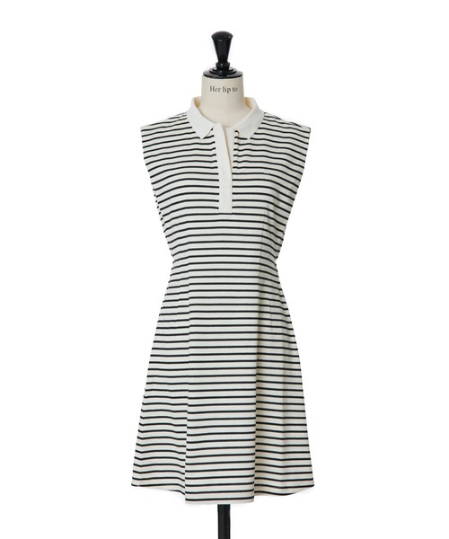 Her lip to（ハーリップトゥー）の「French Sleeve Polo Mini Dress