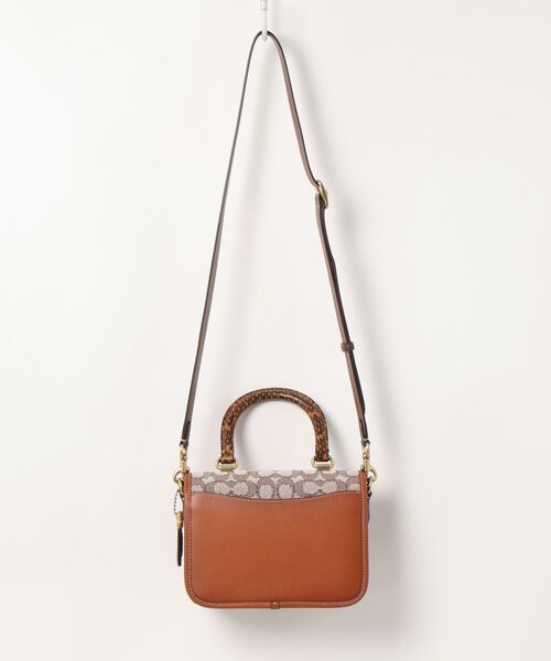 COACH（コーチ）の「ローグ トップ ハンドル シグネチャー ジャカード
