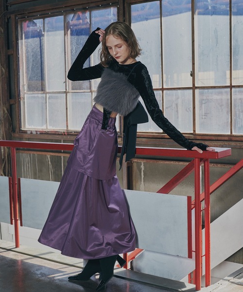 VIOLETTA（ヴィオレッタ）の「レイヤードフレアスカート（スカート