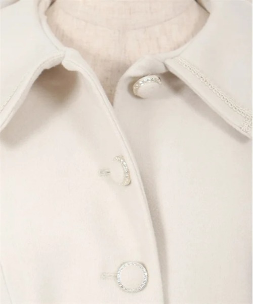 axes femme（アクシーズファム）の「ファー襟付ケープコート（ダッフル