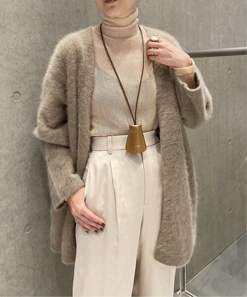 IENA（イエナ）の「フォックスカシミヤ Vネックカーディガン