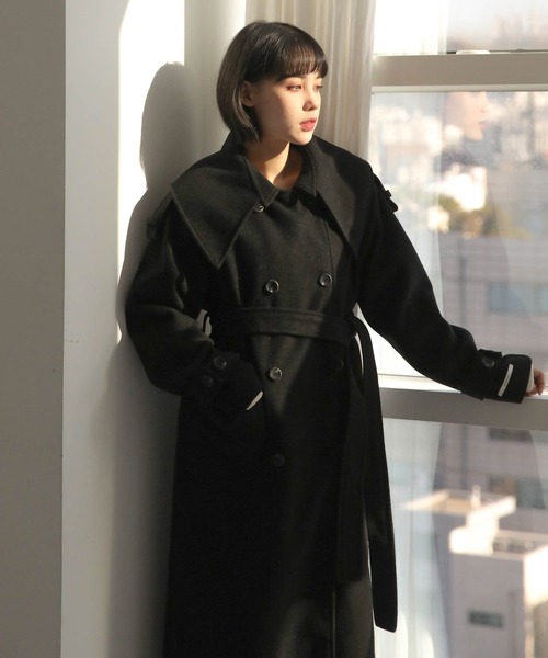 UNE MANSION（ユヌマンション）の「ハンドメイドビッグカラーロング