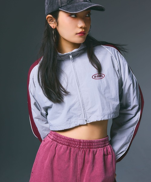 X-girl（エックスガール）の「3WAY BICOLOR JACKET（ナイロン