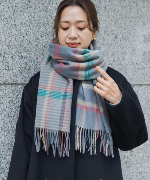 セール】ウールチェックストール（ストール/ショール）｜URBAN
