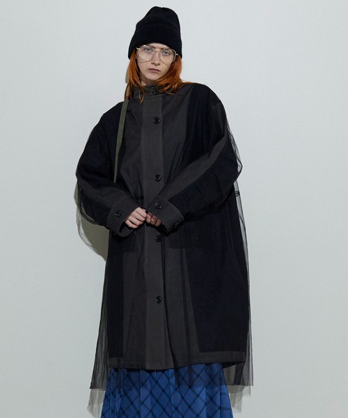MAISON SPECIAL（メゾンスペシャル）の「Reversible Tulle Mod Coat