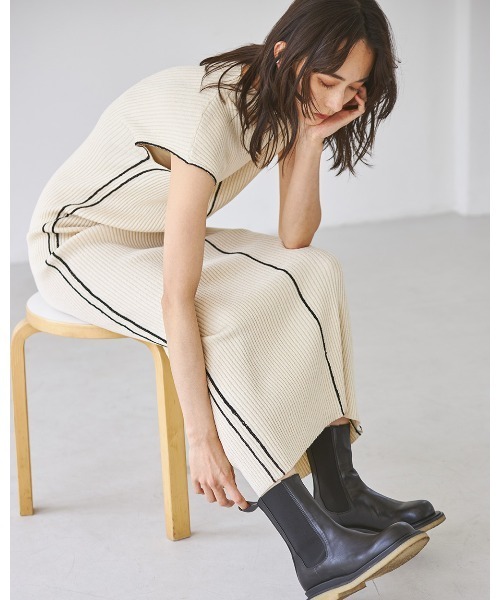 TODAYFUL（トゥデイフル）の「レザーミドルブーツ（ブーツ）」 - WEAR