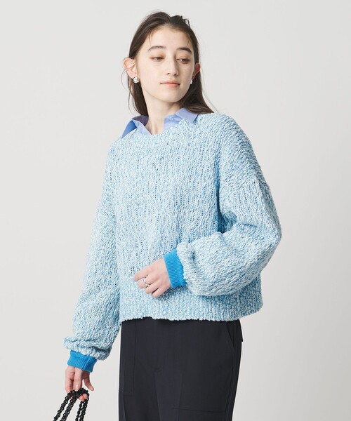 カラーミックス クルーネックニット（ニット/セーター）｜UNITED