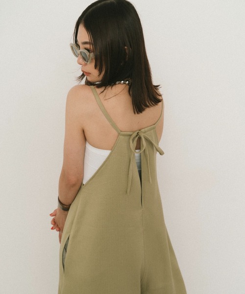 HANNE（アン）の「キャミワイドオールインワン（つなぎ/オールインワン