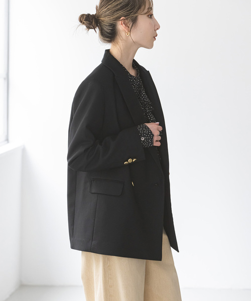 Noble（ノーブル）の「《追加》ウールミルドピークドラペルジャケット
