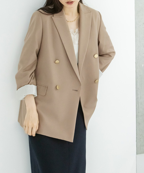 Noble（ノーブル）の「《追加》ウールミルドピークドラペルジャケット