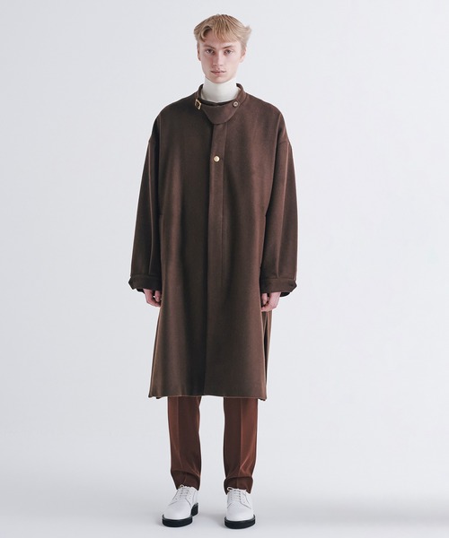 CULLNI（クルニ）の「23-AW-034 Compressed Melton Band Collar Chin