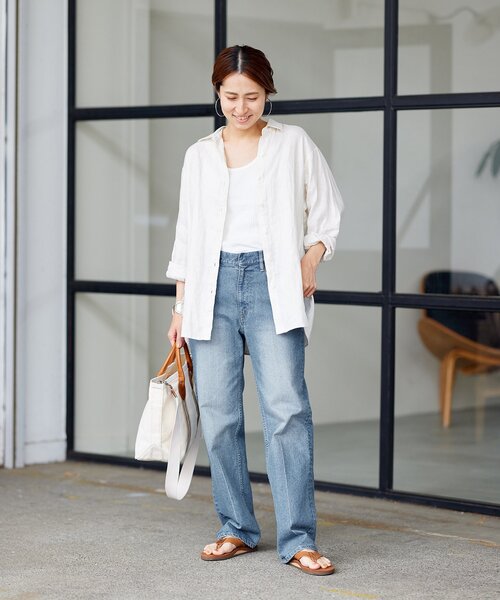 FRAMeWORK（フレームワーク）の「ナローストレートデニムパンツ