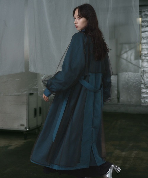 HARE（ハレ）の「カットオフチュールトレンチコート(HARE)（トレンチ