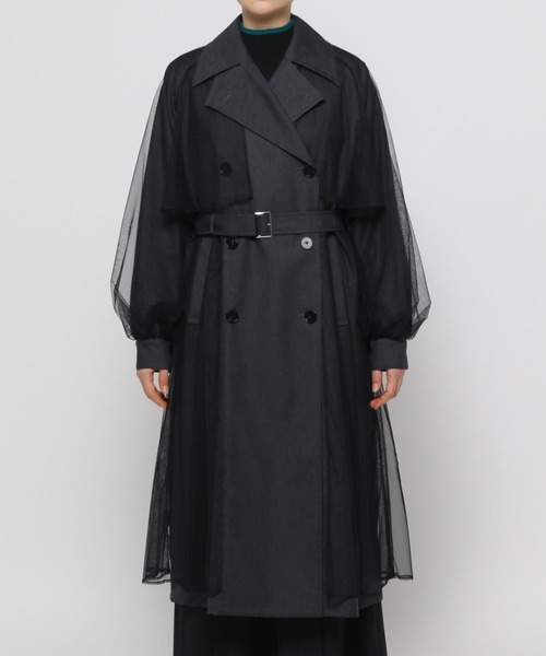 HARE（ハレ）の「カットオフチュールトレンチコート(HARE)（トレンチ