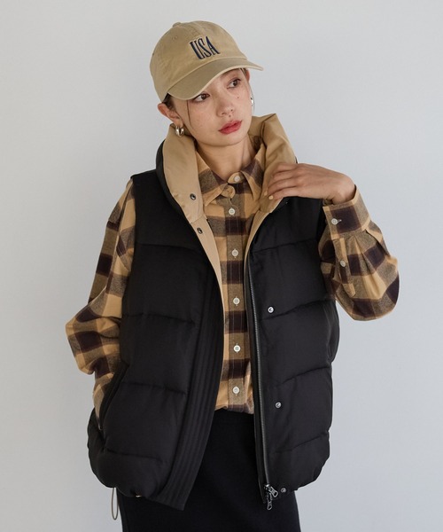 セール】リバーシブルパファーベスト（ベスト）｜BAYFLOW（ベイフロー