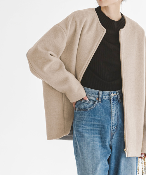 Noble（ノーブル）の「《追加》MTRカラーレスジップショートコート