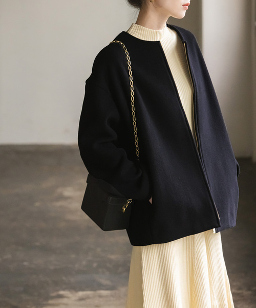 Noble（ノーブル）の「《追加》MTRカラーレスジップショートコート