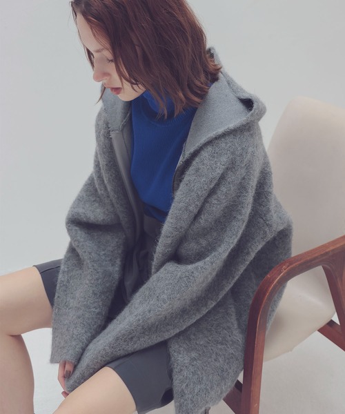 DRESSLAVE（ドレスレイブ）の「alpaca shaggy zip hoodie(アルパカ