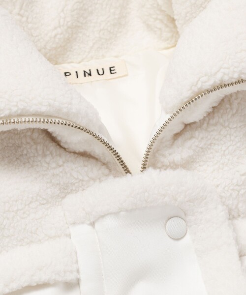 STUDIOUS（ステュディオス）の「【PINUE/ピヌエ】ボアコンビダウン