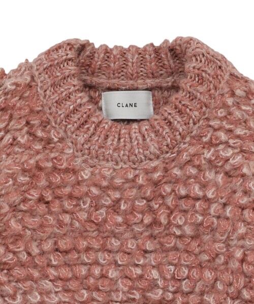 セール】【CLANE/クラネ】MIX LOOP MOHAIR KNIT TOPS/ミックスループ