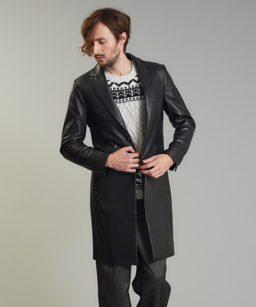 575）5351pour les hommesダブルブレスト チェスターコート - 5351