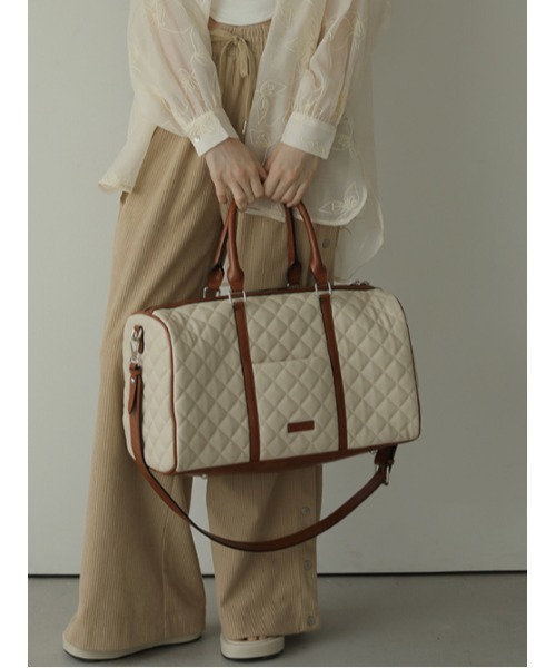 AMAIL（アマイル）の「Quilting boston bag（ボストンバッグ）」 - WEAR