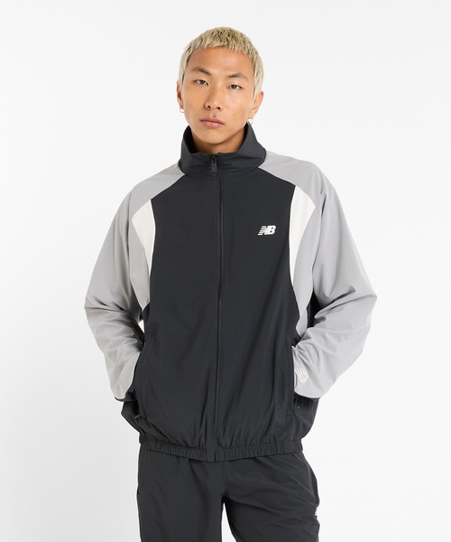 セール】Hoops ウーブントラックジャケット（ブルゾン）｜New Balance