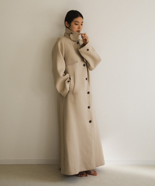 ENOF（イナフ）の「air long coat（トレンチコート）」 - WEAR