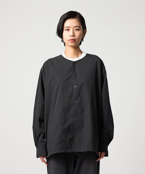 セール】＜CITEN＞ノーカラーシャツブルゾン（ブルゾン）｜CITEN