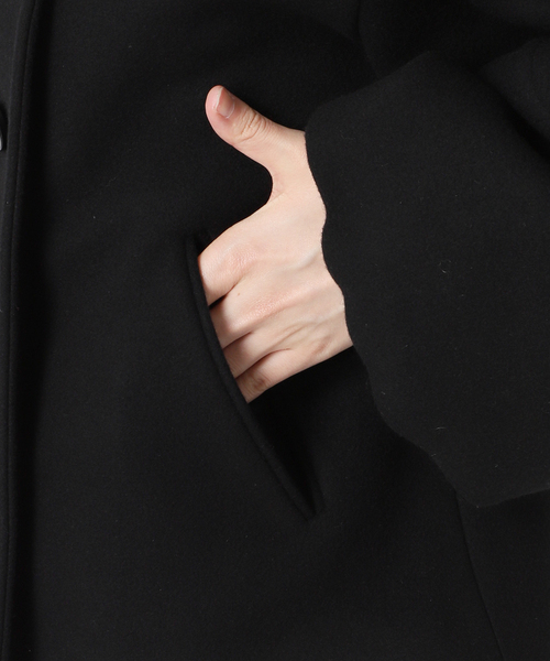 Noble（ノーブル）の「《追加》メルトンパフスリーブショートコート