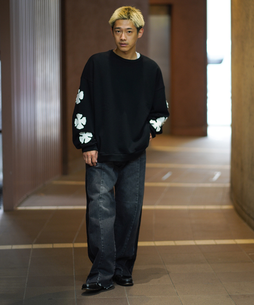 DISCOVERED / ディスカバード IRON CROSS CROCHET SWEAT（スウェット