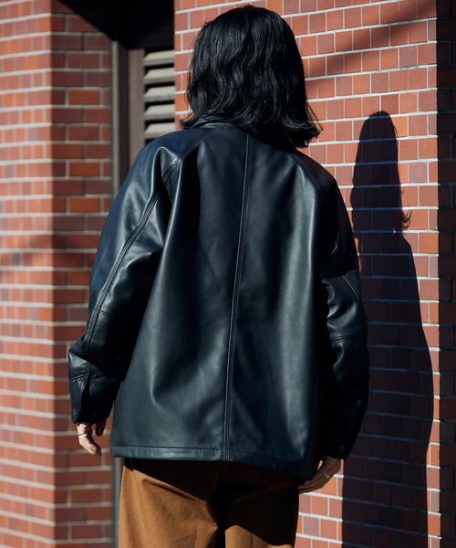 schott（ショット）の「【Schott / ショット】別注 レザーカバーオール