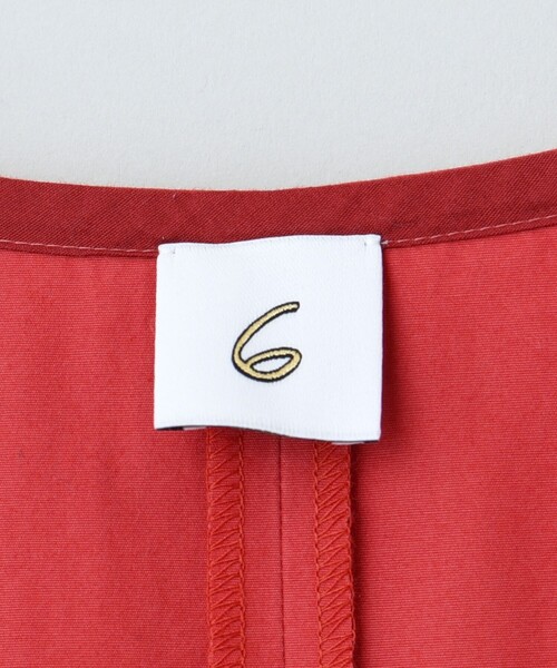 6（ロク）の「＜6(ROKU)＞コットン ベルト オールインワン（つなぎ