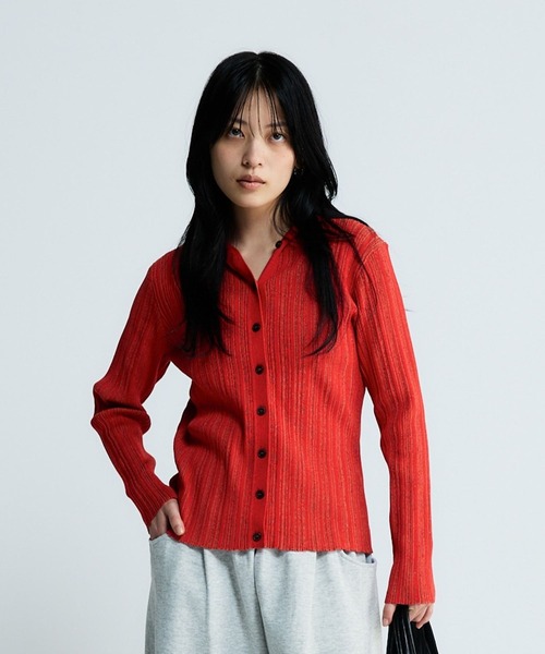 セール】12Gランダムリブフーディ/650172（カーディガン/ボレロ