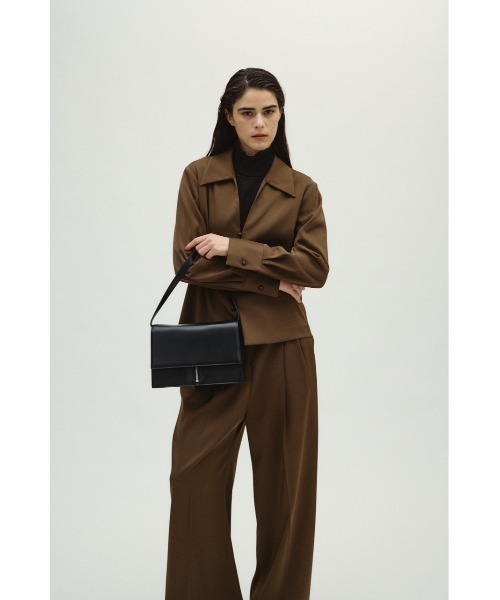 Open collar slim SH JK オープンカラースリムシャツジャケット