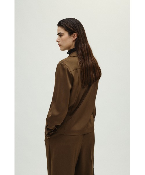 Open collar slim SH JK オープンカラースリムシャツジャケット