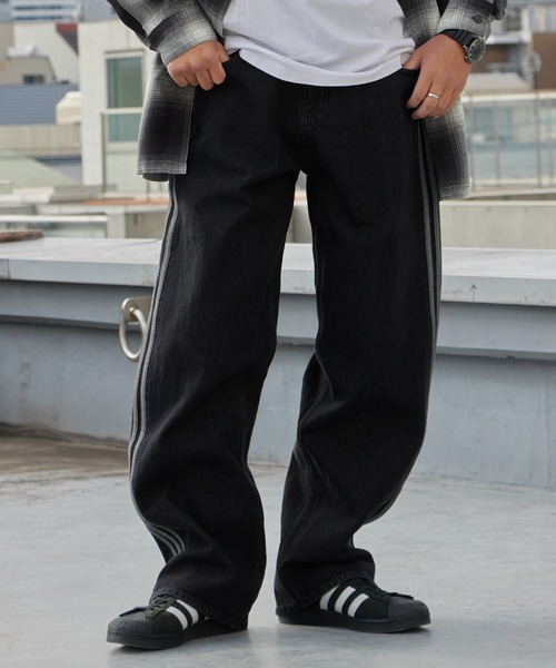 adidas/アディダス FIREBIRD ADICOLOR DENIM PANTS スリーストライプス