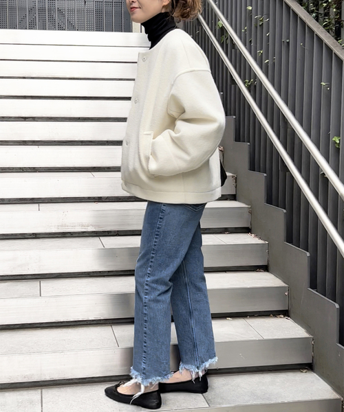 Spick & Span（スピックアンドスパン）の「パイルジャージーブルゾン