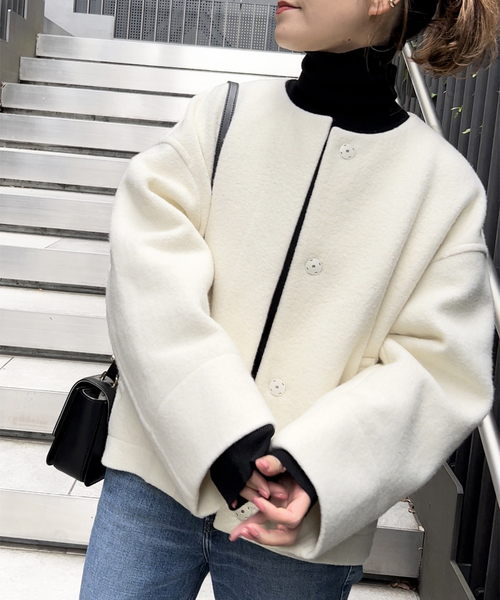 Spick & Span（スピックアンドスパン）の「パイルジャージーブルゾン