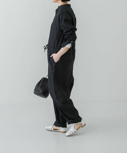 かぐれ（カグレ）の「リネンオールインワン（サロペット