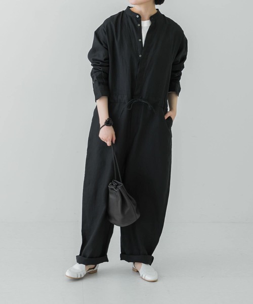 かぐれ（カグレ）の「リネンオールインワン（サロペット