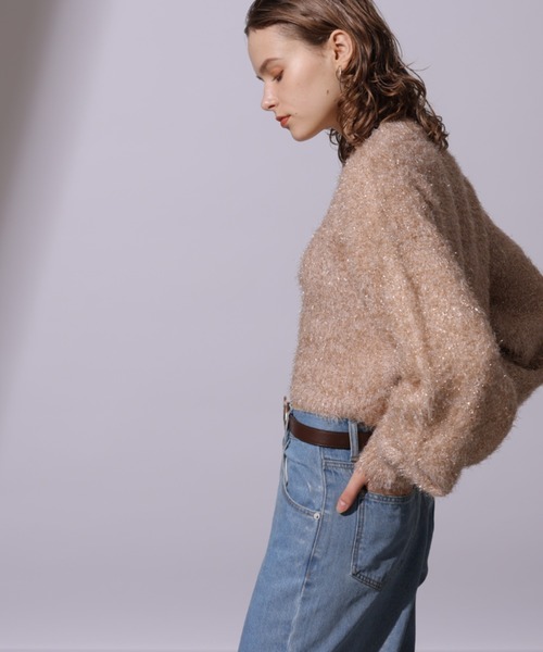 CADUNE（カデュネ）の「キラキラフェザーニット（ニット/セーター