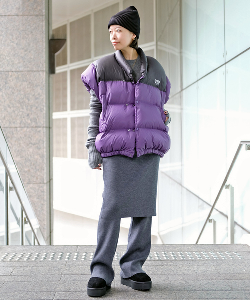 セール】【StandAlone/スタンド アローン】HALF SLEEVE PUFFER Jacket
