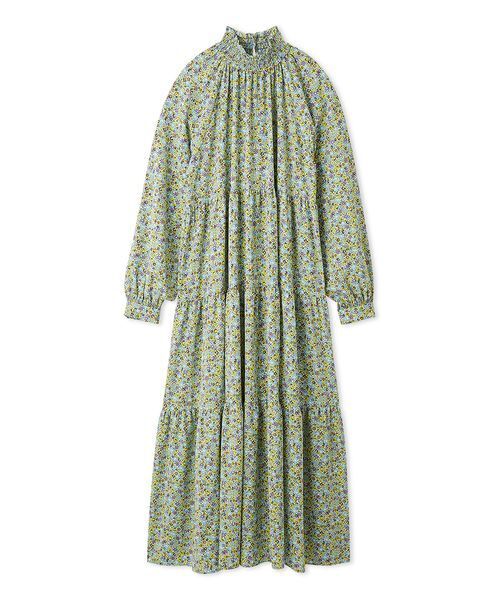 セール】フラワープリントティアードワンピース（ワンピース）｜Mila