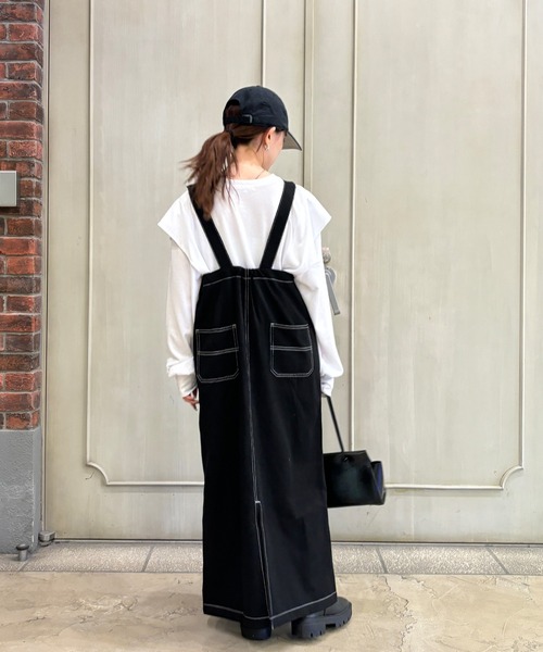 セール】【HIT ITEM！】サロペットジャンパースカート(chiica original